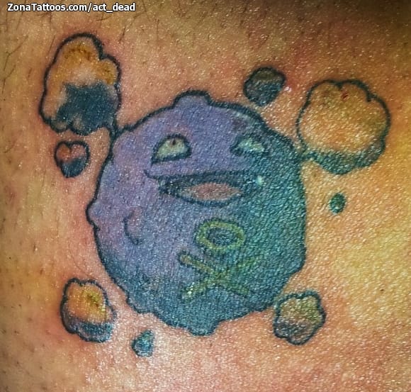 Foto de tatuaje Pokémon, Videojuegos, Manga