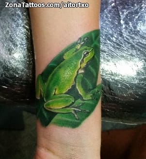 Tattoo photo Frogs, Animals