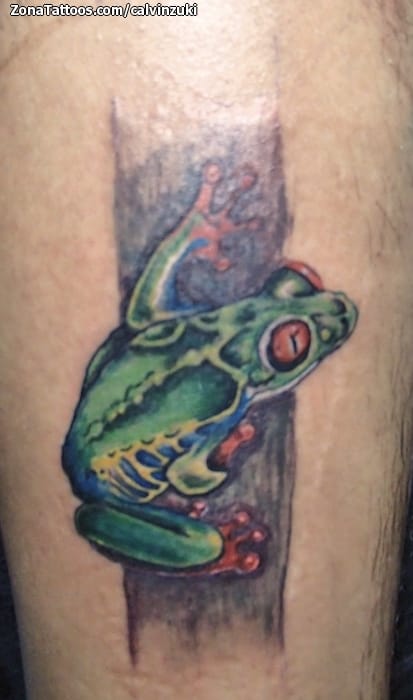 Tattoo photo Frogs, Animals