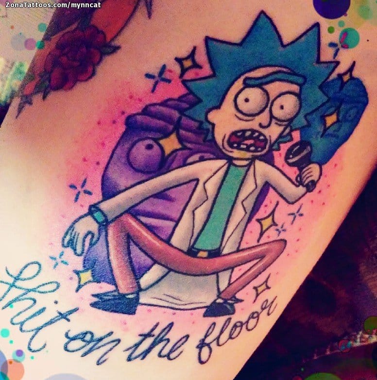 Foto de tatuaje Rick y Morty, Series de TV