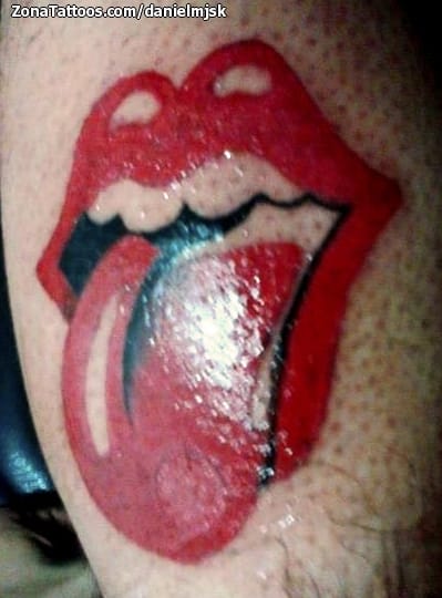 Tattoo of Mouths, Rolling Stones, Logos