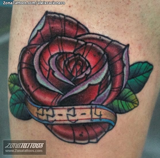 Tattoo photo Roses, Flowers