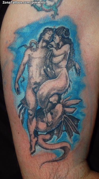 Foto de tatuaje Sirenas, Personas, Fantasía