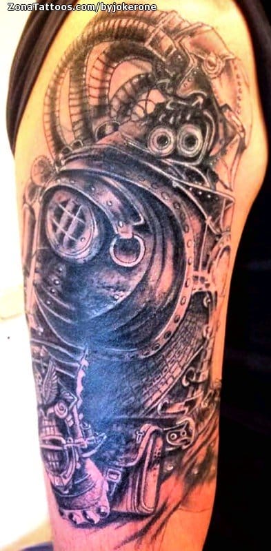 Foto de tatuaje Steampunk, Brazo