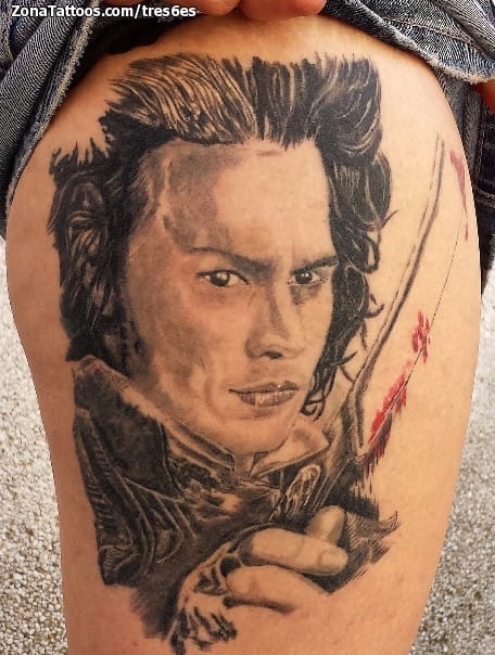 Tattoo photo Sweeney Todd, Movies, Faces