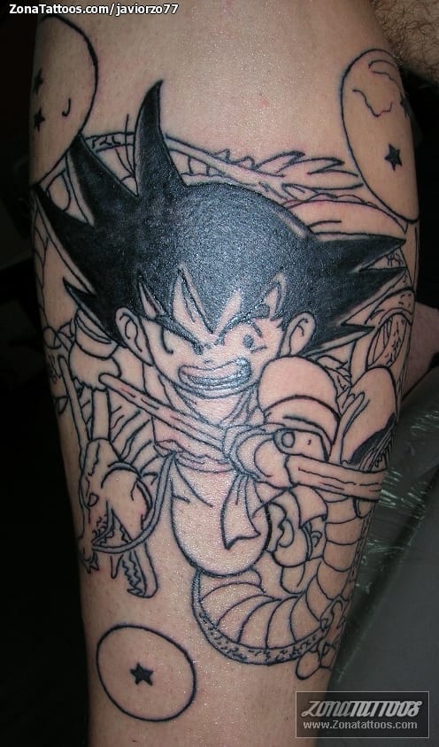 Tattoo photo Dragon Ball, Manga