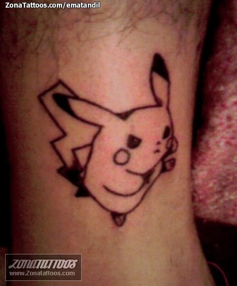 Foto de tatuaje Pokémon, Manga, Videojuegos