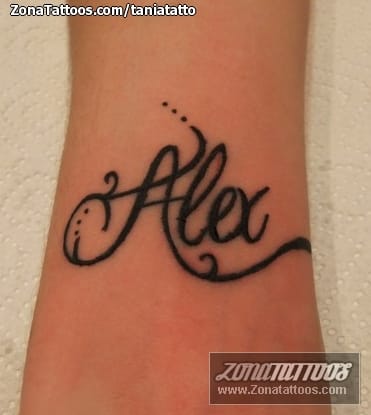 Tattoo of Names, Alex, Letters