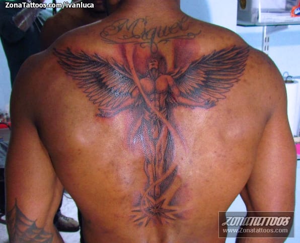 Tattoo photo Angels, Back