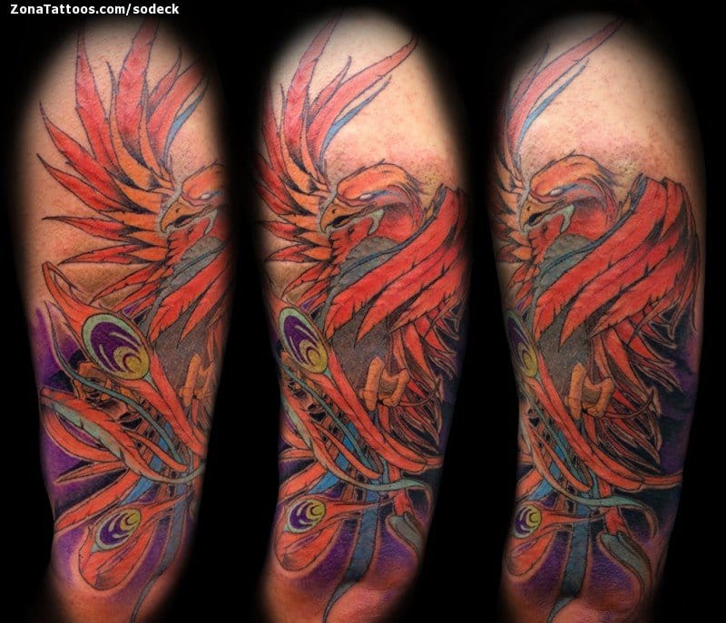 Tattoo photo Phoenix, Fantasy