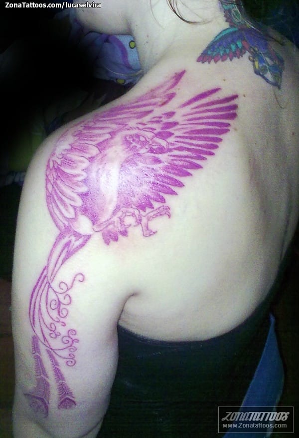 Tattoo photo Phoenix, Fantasy