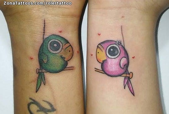 Tattoo photo Birds, Animals, Couples