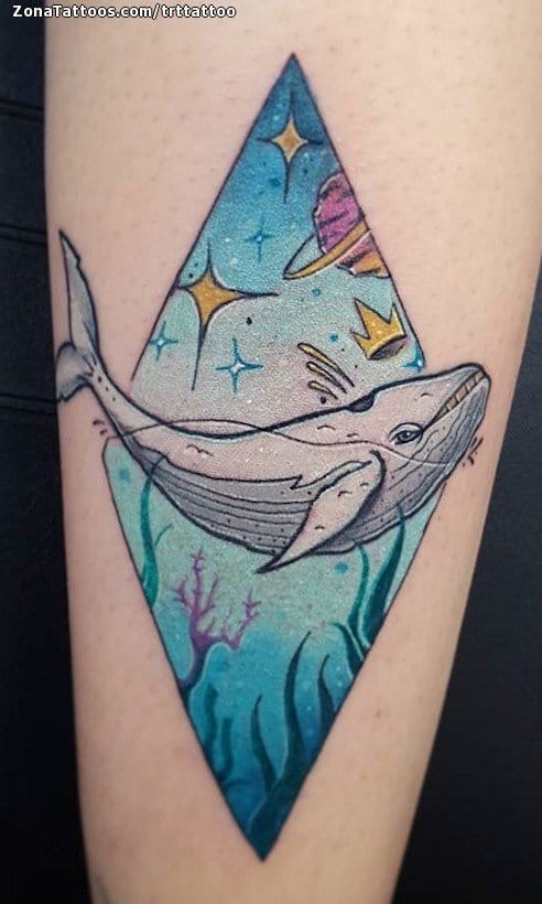 Foto de tatuaje Ballenas, Animales