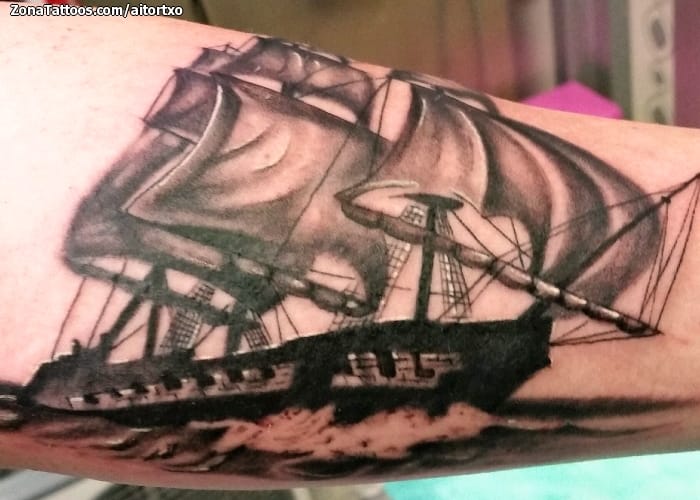 Foto de tatuaje Barcos