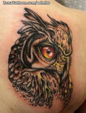 Tattoo photo Animals, Shoulder blade, Birds