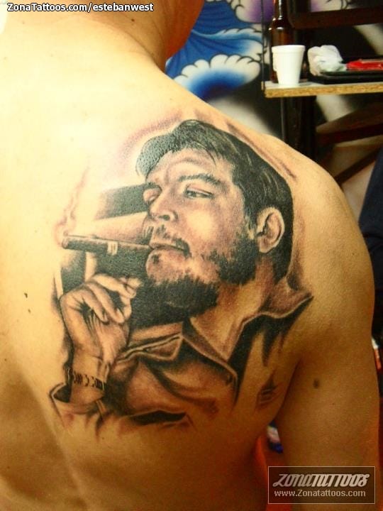 Foto de tatuaje Che Guevara, Retratos, Personas