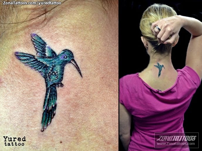 Foto de tatuaje Colibríes, Aves, Animales