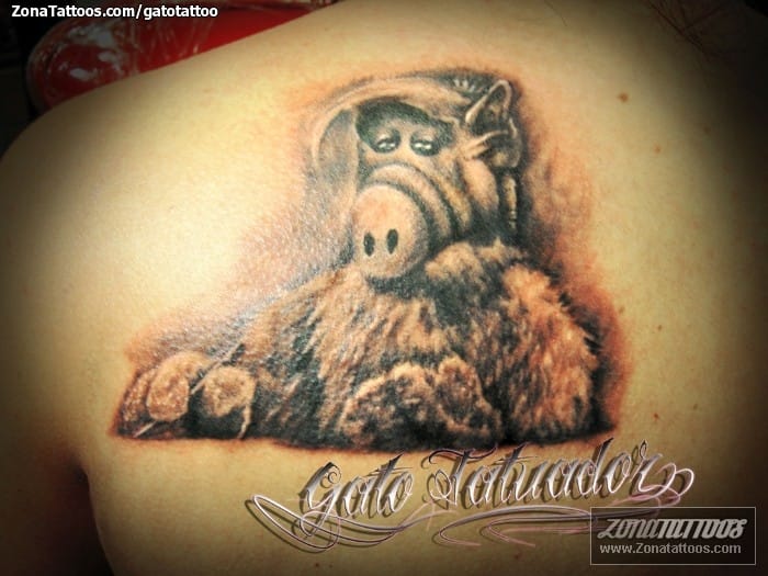 Foto de tatuaje Alf, Series de TV