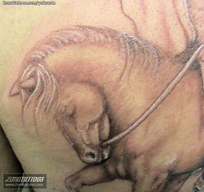 Foto de tatuaje Caballos, Animales