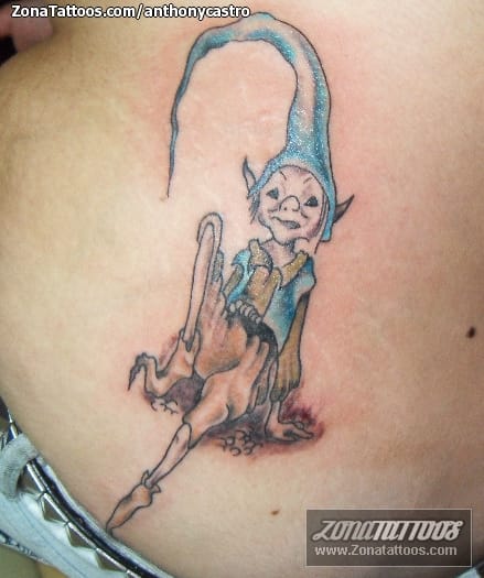 Foto de tatuaje Duendes, Fantasía