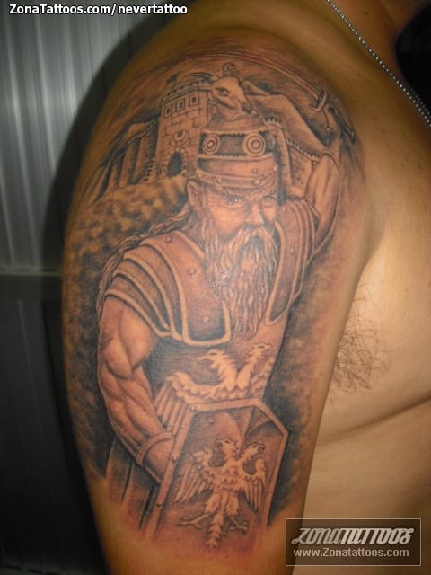 Foto de tatuaje Guerreros