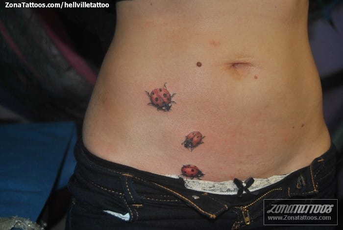 Foto de tatuaje Mariquitas, Insectos