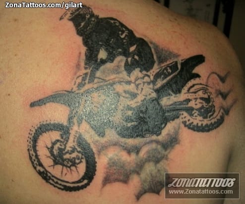 Foto de tatuaje Vehículos, Motos