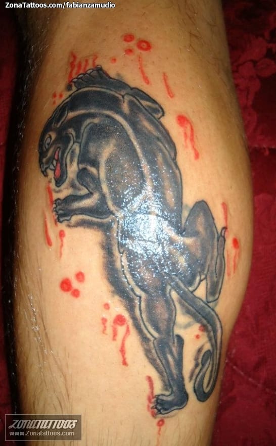 Tattoo photo Panthers, Animals