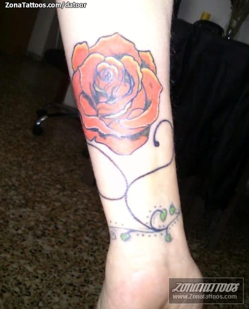 Tattoo photo Roses, Flowers