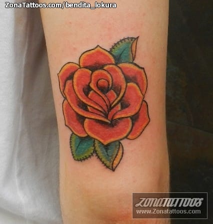 Tattoo photo Roses, Flowers