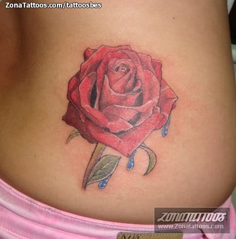 Tattoo photo Roses, Flowers