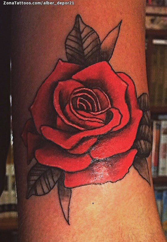 Foto de tatuaje Rosas, Flores