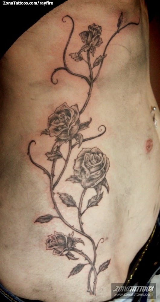 Foto de tatuaje Flores, Rosas