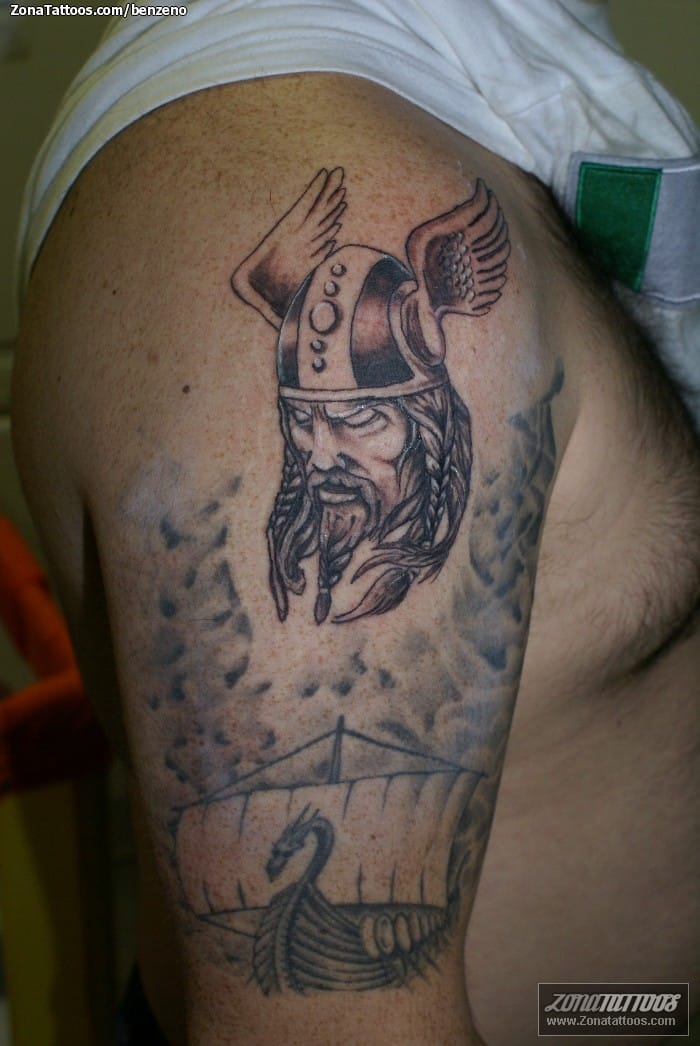 Tattoo photo Vikings, Arm