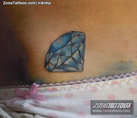 Foto de tatuaje Diamantes