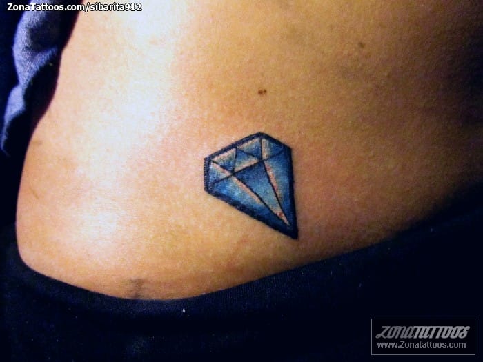 Foto de tatuaje Diamantes