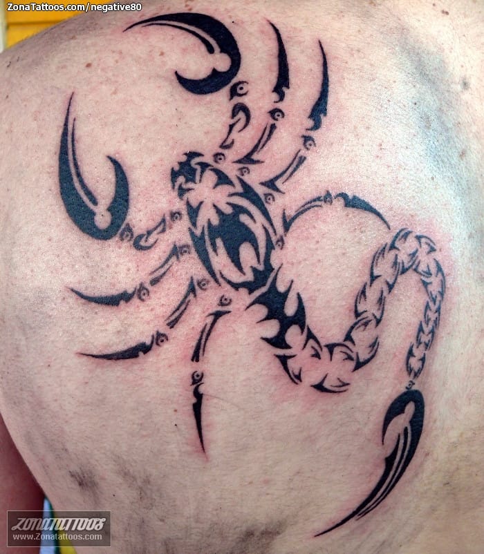 Foto de tatuaje Escorpiones, Tribales, Insectos