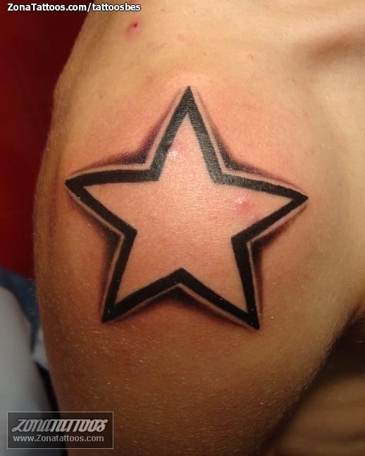 Tattoo photo Stars, Astronomy, Shoulder