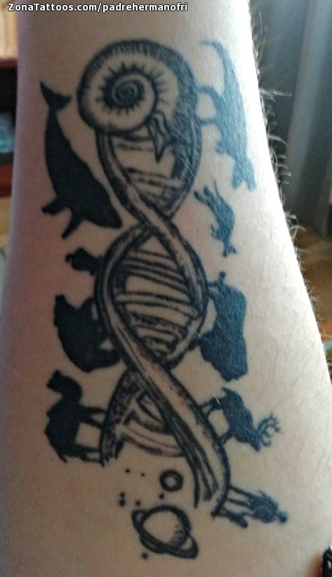 Tattoo photo Dna, Animals