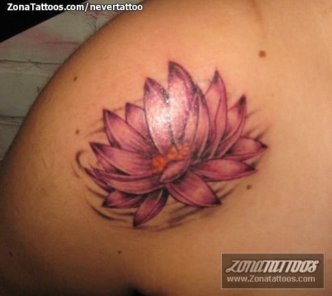 Foto de tatuaje Flores, Lotos