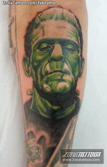 Foto de tatuaje Frankenstein, Monstruos, Cine