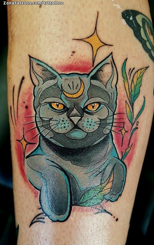 Foto de tatuaje Gatos, Animales