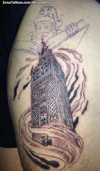 Foto de tatuaje Monumentos, La Giralda