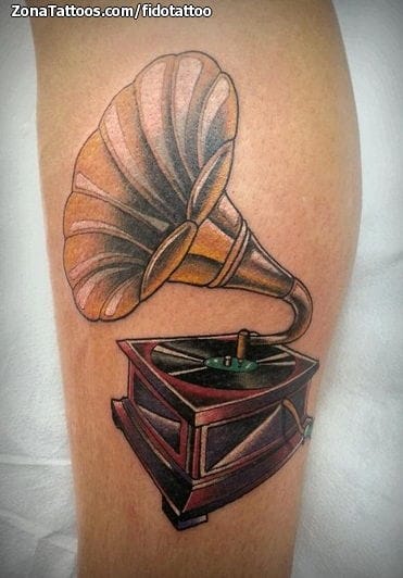 Tattoo photo Gramophones