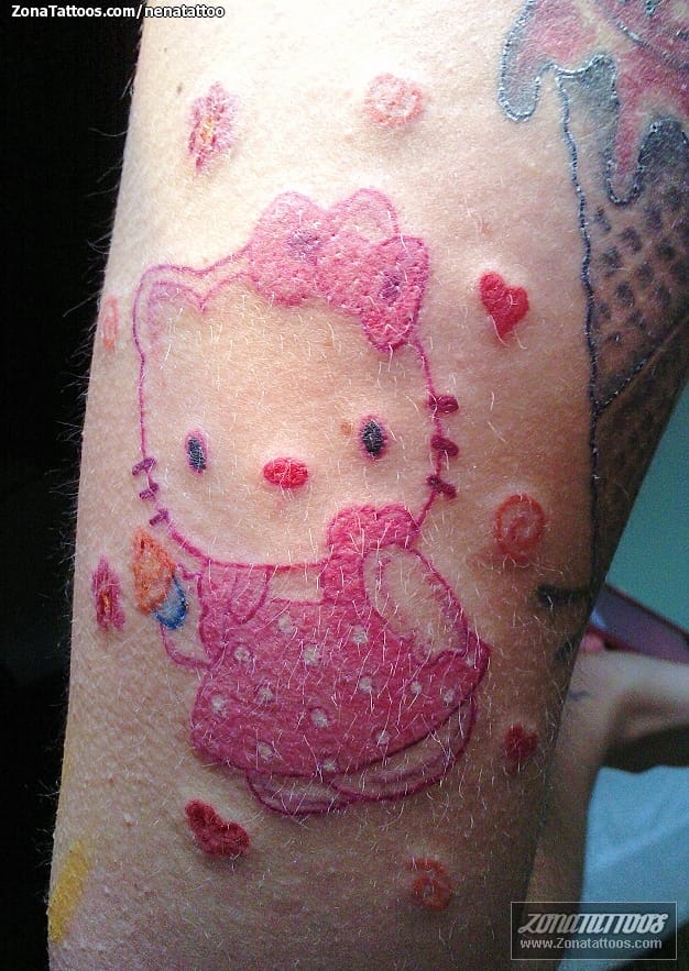 Tattoo photo Hello Kitty, Kawaii