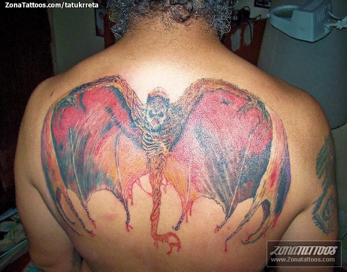 Tattoo photo Monsters, Iron Maiden, Back