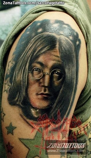 Foto de tatuaje Retratos, John Lennon, Personas