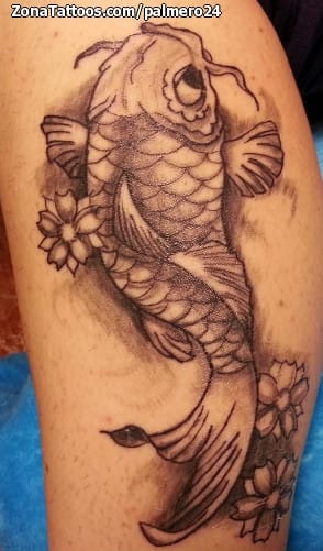 Tattoo photo Koi, Fish, Animals