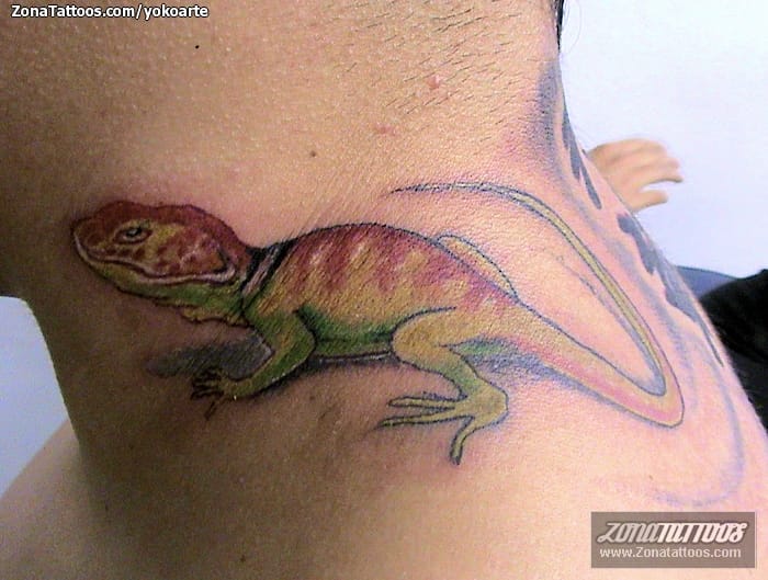 Foto de tatuaje Lagartos, Animales