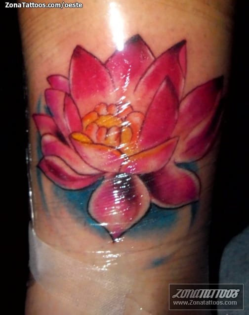 Foto de tatuaje Flores, Lotos